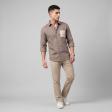 Combination Brown Shirt : Ditto