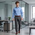 Stripes Light Blue Shirt : Business