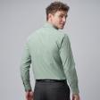 Stripes Light Green Shirt : Business