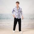 Print Navy Blue Shirt : Ditto