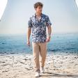 Print Blue Shirt : Ditto