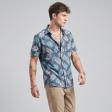 Print Blue Shirt : Ditto