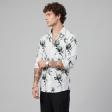 Print Green Shirt : Party