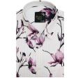 Print Purple Shirt : Party