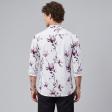 Print Purple Shirt : Party