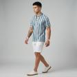 Print Blue T-shirt : Regular