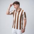 Stripes Brown T-shirt : Regular