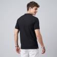 Selfdesign Black T-shirt : Regular