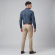 Checks Navy Blue Shirt : Business