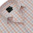 Checks Peach Shirt : Business
