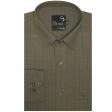 Checks Dark Green Shirt : Business