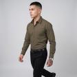 Checks Dark Green Shirt : Business