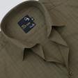 Checks Dark Green Shirt : Business