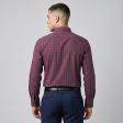 Checks Maroon Shirt : Business