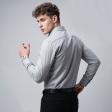 Self Design Gray Shirt : Business