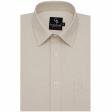 Self Design Fawn Shirt : Business