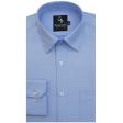 Self Design Blue Shirt : Business