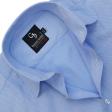 Self Design Blue Shirt : Business