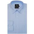 Self Design Blue Shirt : Business