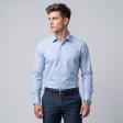 Self Design Blue Shirt : Business