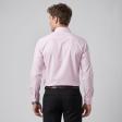 Self Design Pink Shirt : Business