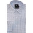 Checks Blue Shirt : Business