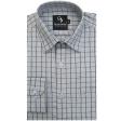 Checks Dark Gray Shirt : Business