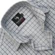 Checks Dark Gray Shirt : Business