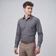 Checks Light Gray Shirt : Business