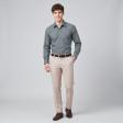 Checks Light Green Shirt : Business