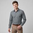 Checks Light Green Shirt : Business