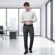 Checks Light Green Shirt : Business