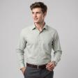 Checks Light Green Shirt : Business