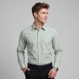 Stripes Light Green Shirt : Business