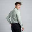 Stripes Light Green Shirt : Business