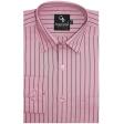Stripes Peach Shirt : Business