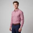 Stripes Peach Shirt : Business