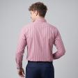Stripes Peach Shirt : Business