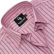 Stripes Peach Shirt : Business