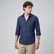 Checks Navy Blue Shirt : Ditto