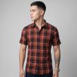 Checks Rust Shirt : Ditto