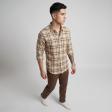 Checks Fawn Shirt : Ditto