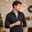 Self Design Black Shirt : Ditto