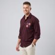 Combination Maroon Shirt : Ditto