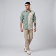 Combination Green Shirt : Ditto