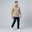 Combination Brown Shirt : Ditto