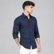 Plain Navy Blue Shirt : Ditto