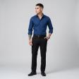 Stripes Blue Shirt : Slim