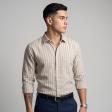 Stripes Fawn Shirt : Slim