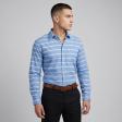 Stripes Blue Shirt : Slim